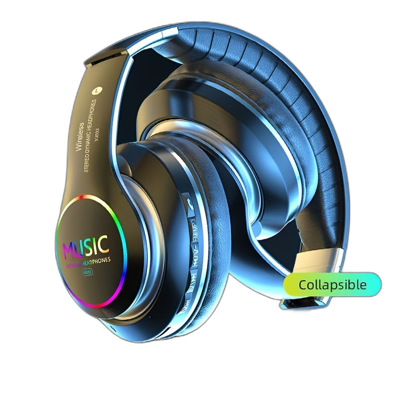 سماعات الرأس اللاسلكية: باس عميق، قابل للطي مع MIC، متوافق 3.5 مم - TJR2OS3