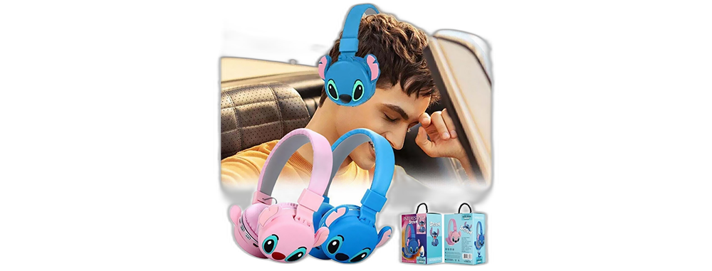 fccds Wireless Headphones Lilo & Stitch Kids Headset