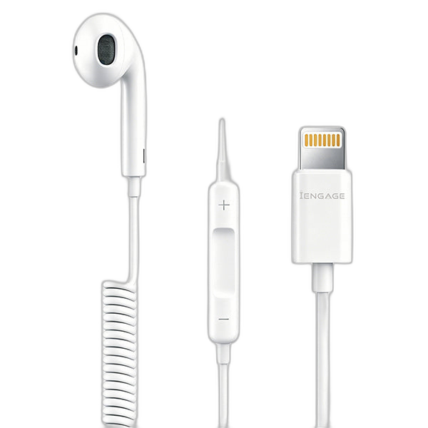 iENGAGE CoiLED Wired Mono Headset (Lightning)