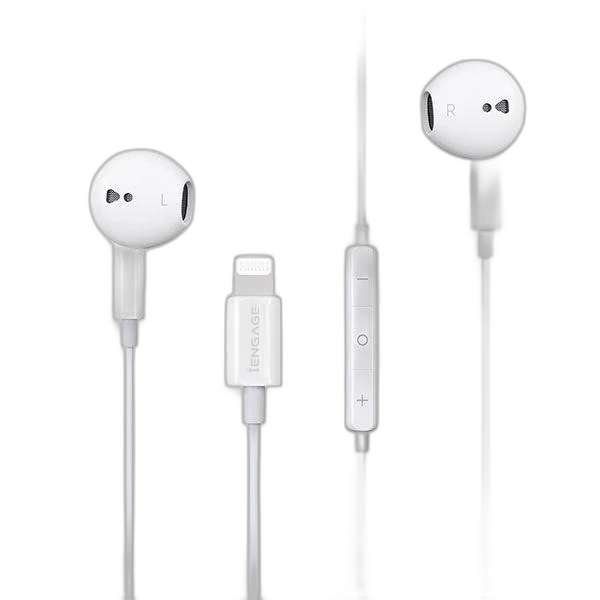 iENGAGE MFi Apple Lightning Wired Earphone